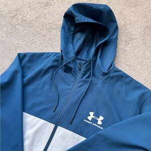 NWT Mens UnderArmour Storm Light Spring Jacket Wind Breaker Large NEW